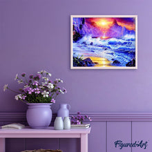 Afbeelding in Gallery-weergave laden, Diamond Painting - Grote golven Diamond Painting Landschappen, landschappen