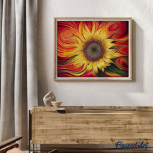 Afbeelding in Gallery-weergave laden, Diamond Painting - Zonnebloem Ontwerp Diamond Painting Bloemen, bloemen