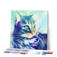 Afbeelding in Gallery-weergave laden, Diamond Painting - Kat ontwerp dieren, katten, Diamond Painting Dieren