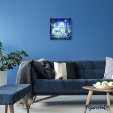 Afbeelding in Gallery-weergave laden, Diamond Painting - Eenhoorn in het bos dieren, Diamond Painting Dieren, eenhoorns