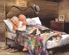 Afbeelding in Gallery-weergave laden, Diamond Painting - Papa en mama Diamond Painting Romantiek, romantiek