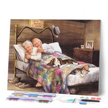 Afbeelding in Gallery-weergave laden, Diamond Painting - Papa en mama Diamond Painting Romantiek, romantiek