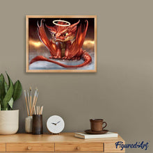 Afbeelding in Gallery-weergave laden, Diamond Painting - Baby Rode Draak Diamond Painting Andere, draken, ander
