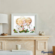 Afbeelding in Gallery-weergave laden, Diamond Painting - Drie engelen Diamond Painting Religie, religie