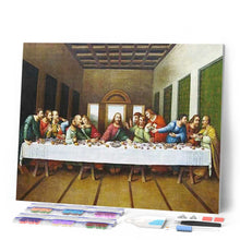 Afbeelding in Gallery-weergave laden, Diamond Painting - Het laatste Avondmaal Diamond Painting Religie, religie