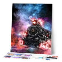 Afbeelding in Gallery-weergave laden, Diamond Painting - De trein steden, Diamond Painting Steden