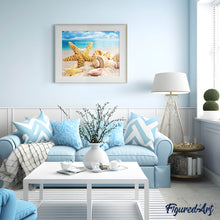 Afbeelding in Gallery-weergave laden, Diamond Painting - Schelpen en Sea Star dieren, Diamond Painting Dieren