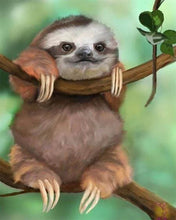 Afbeelding in Gallery-weergave laden, Diamond Painting - Lui op een tak dieren, Diamond Painting Dieren