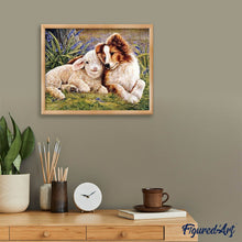Afbeelding in Gallery-weergave laden, Diamond Painting - Hond en schaap dieren, Diamond Painting Dieren, honden