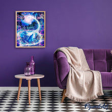 Afbeelding in Gallery-weergave laden, Diamond Painting - Dolfijnen en betoverende rivier dieren, Diamond Painting Dieren, Diamond Painting Landschappen, dolfijnen, landschappen