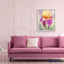 Afbeelding in Gallery-weergave laden, Diamond Painting - Iris bicolor Diamond Painting Bloemen, bloemen