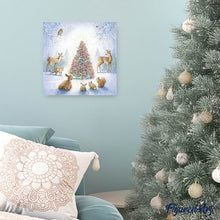 Afbeelding in Gallery-weergave laden, Diamond Painting - Rond de kerstboom dieren, Kerstmis, Diamond Painting Dieren