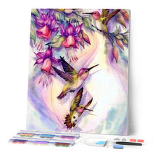 Afbeelding in Gallery-weergave laden, Diamond Painting - Kolibries tijdens de vlucht dieren, Diamond Painting Dieren