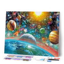Afbeelding in Gallery-weergave laden, Diamond Painting - Planeten Diamond Painting Landschappen, landschappen