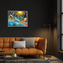 Afbeelding in Gallery-weergave laden, Diamond Painting - Planeten Diamond Painting Landschappen, landschappen