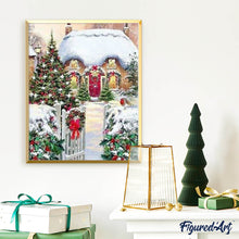 Afbeelding in Gallery-weergave laden, Diamond Painting - Gezellig in de winter Diamond Painting Landschappen, landschappen, winter