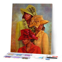 Afbeelding in Gallery-weergave laden, Diamond Painting - Drie vrouwen Diamond Painting Romantiek, romantiek