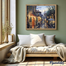 Afbeelding in Gallery-weergave laden, Diamond Painting - Dorp na de regen steden, Diamond Painting Steden