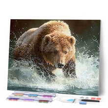 Afbeelding in Gallery-weergave laden, Diamond Painting - Beer in de rivier dieren, beer, Diamond Painting Dieren
