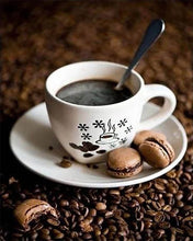 Afbeelding in Gallery-weergave laden, Diamond Painting - Koffie en bitterkoekjes Diamond Painting Keuken, keuken