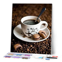 Afbeelding in Gallery-weergave laden, Diamond Painting - Koffie en bitterkoekjes Diamond Painting Keuken, keuken