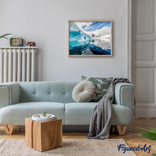 Afbeelding in Gallery-weergave laden, Diamond Painting - Ijsberg Diamond Painting Landschappen, landschappen