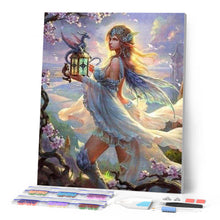 Afbeelding in Gallery-weergave laden, Diamond Painting - Godin en Draak Diamond Painting Romantiek, draken, romantiek