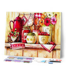 Afbeelding in Gallery-weergave laden, Diamond Painting - In de keuken Diamond Painting Keuken, keuken