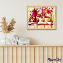 Afbeelding in Gallery-weergave laden, Diamond Painting - In de keuken Diamond Painting Keuken, keuken
