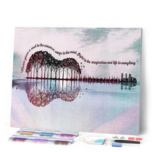 Afbeelding in Gallery-weergave laden, Diamond Painting - Landschap Gitaar Diamond Painting Landschappen, landschappen