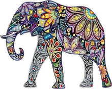Afbeelding in Gallery-weergave laden, Diamond Painting - Olifantenpop dieren, Diamond Painting Dieren, olifanten, Pop-art