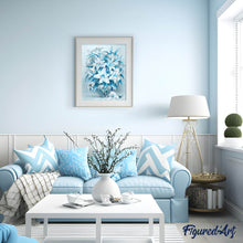 Afbeelding in Gallery-weergave laden, Diamond Painting - Blauwe Lelie Bloem Diamond Painting Bloemen, bloemen