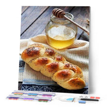 Afbeelding in Gallery-weergave laden, Diamond Painting - Franse brioche en honing Diamond Painting Keuken, keuken