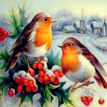 Afbeelding in Gallery-weergave laden, Diamond Painting - Huismussen dieren, Diamond Painting Dieren, winter