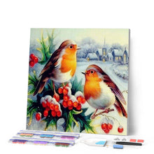 Afbeelding in Gallery-weergave laden, Diamond Painting - Huismussen dieren, Diamond Painting Dieren, winter