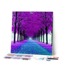 Afbeelding in Gallery-weergave laden, Diamond Painting - Gebloemd pad Diamond Painting Bloemen, bloemen