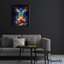 Afbeelding in Gallery-weergave laden, Diamond Painting - Hemelse Uil dieren, Diamond Painting Dieren, uilen