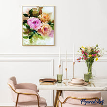 Afbeelding in Gallery-weergave laden, Diamond Painting - Oude rozen Diamond Painting Bloemen, bloemen
