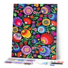 Afbeelding in Gallery-weergave laden, Diamond Painting - Kleurrijke bloemen Diamond Painting Bloemen, bloemen
