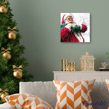 Afbeelding in Gallery-weergave laden, Diamond Painting - De gelukkige dag van de kerstman Kerstmis, Diamond Painting Religie, religie