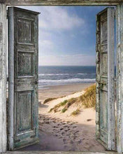 Afbeelding in Gallery-weergave laden, Diamond Painting - Poort naar het strand 40x50cm reeds ingelijst