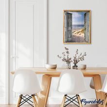 Afbeelding in Gallery-weergave laden, Diamond Painting - Poort naar het strand Diamond Painting Landschappen, landschappen