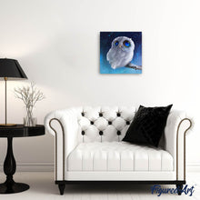 Afbeelding in Gallery-weergave laden, Diamond Painting - Witte uil op een tak dieren, Diamond Painting Dieren, uilen