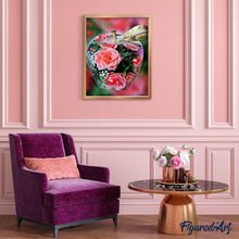 Afbeelding in Gallery-weergave laden, Diamond Painting - Appel en Roos Diamond Painting Bloemen, bloemen