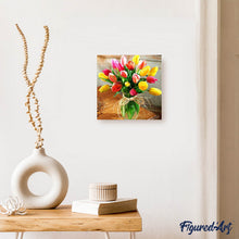 Afbeelding in Gallery-weergave laden, Diamond Painting - Boeket Tulpen Diamond Painting Bloemen, bloemen
