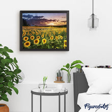 Afbeelding in Gallery-weergave laden, Diamond Painting - Zonnebloem veld Diamond Painting Bloemen, bloemen