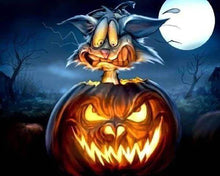 Afbeelding in Gallery-weergave laden, Diamond Painting - Halloween Pompoen Diamond Painting Andere, halloween, ander
