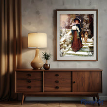 Afbeelding in Gallery-weergave laden, Diamond Painting - Vrouw en haar hond Diamond Painting Romantiek, romantiek