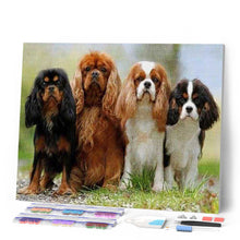Afbeelding in Gallery-weergave laden, Diamond Painting - Puppy's dieren, Diamond Painting Dieren