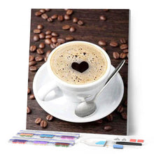 Afbeelding in Gallery-weergave laden, Diamond Painting - Koffie met liefde Diamond Painting Keuken, keuken